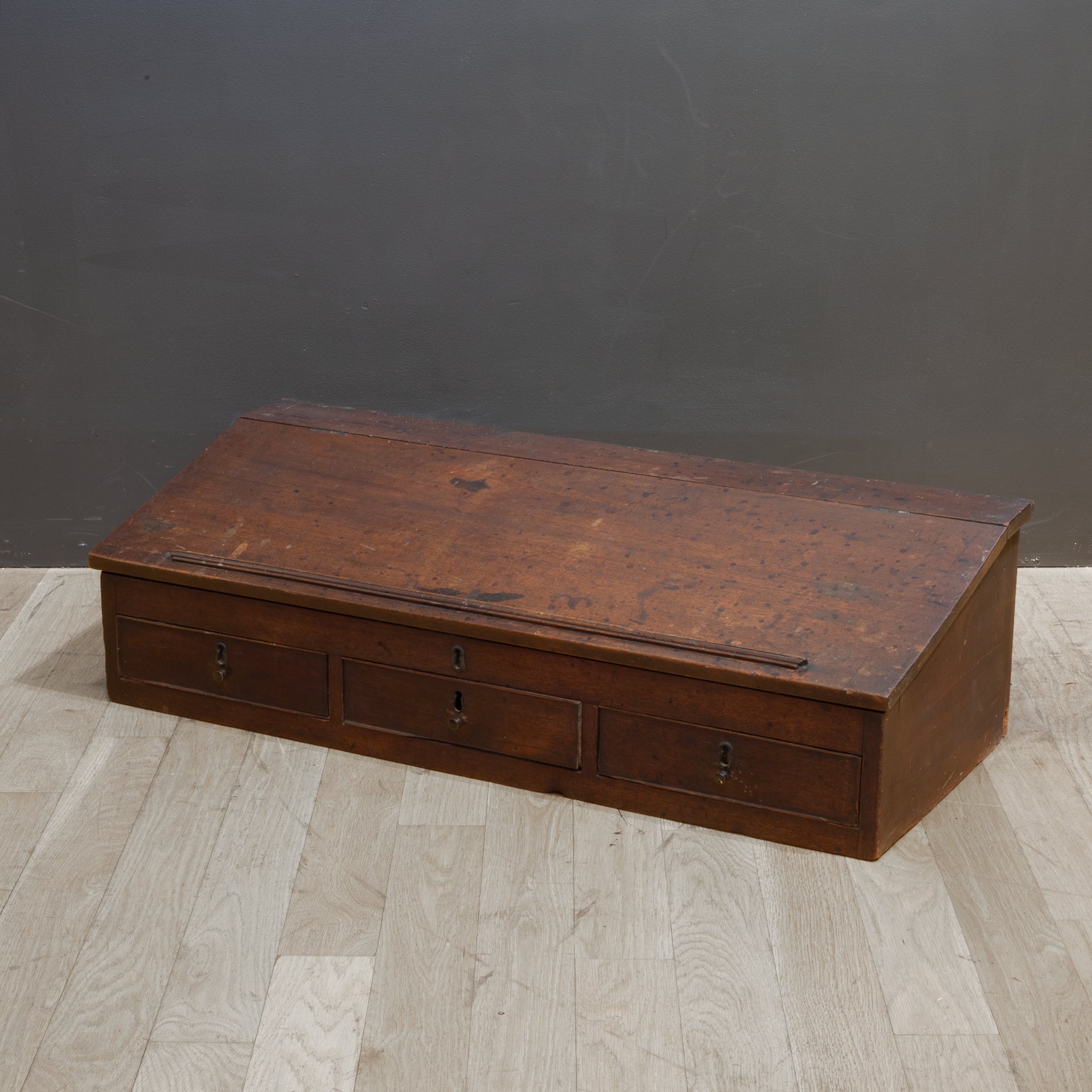 Antique 19th c. Mahogany Shop Keeper's Desk c.1800s | S16 Home