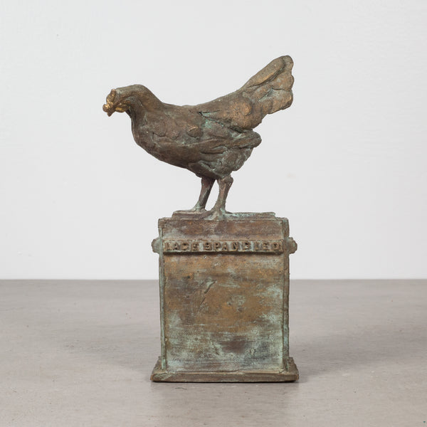 Bronze First Place Chicken Trophy c.1940