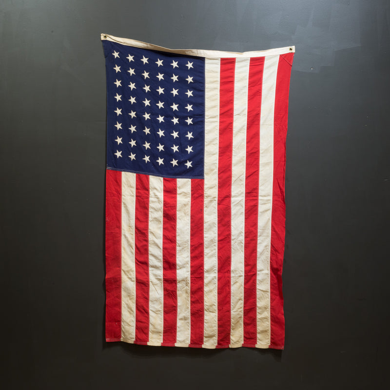 Early 20th c. American Flag with 48 Stars c.1940-1950