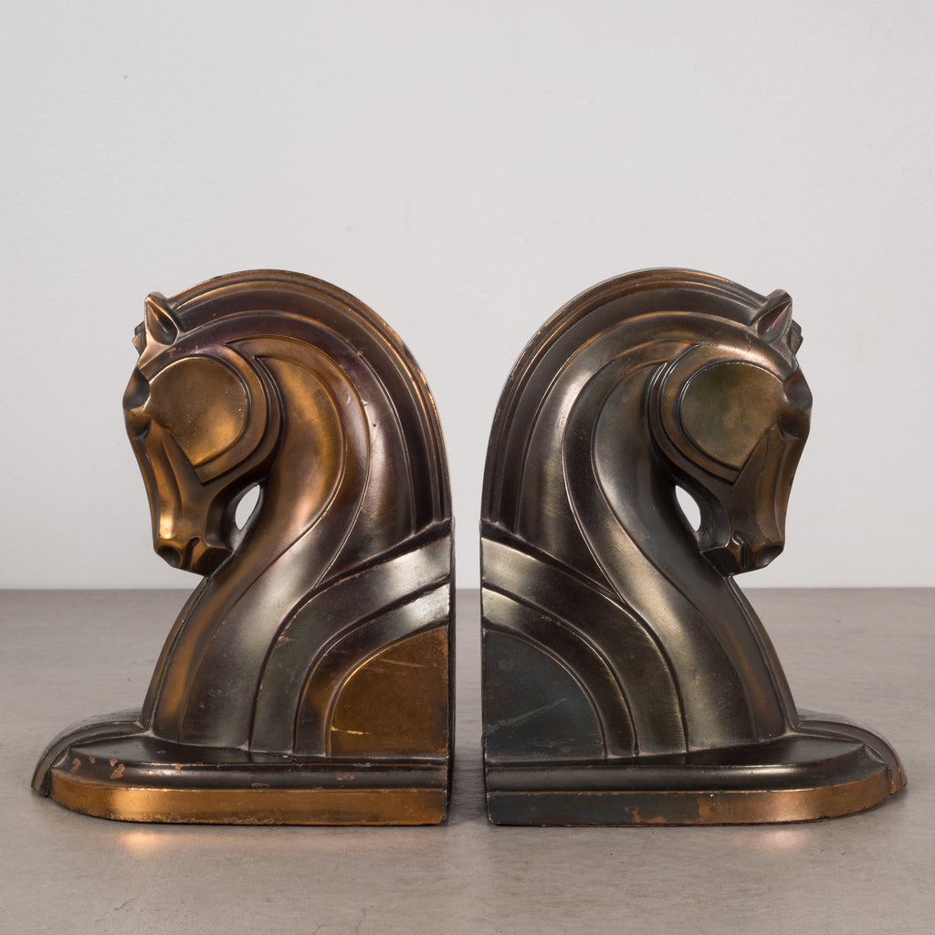 Art-Deco-bronze-plated-horse-