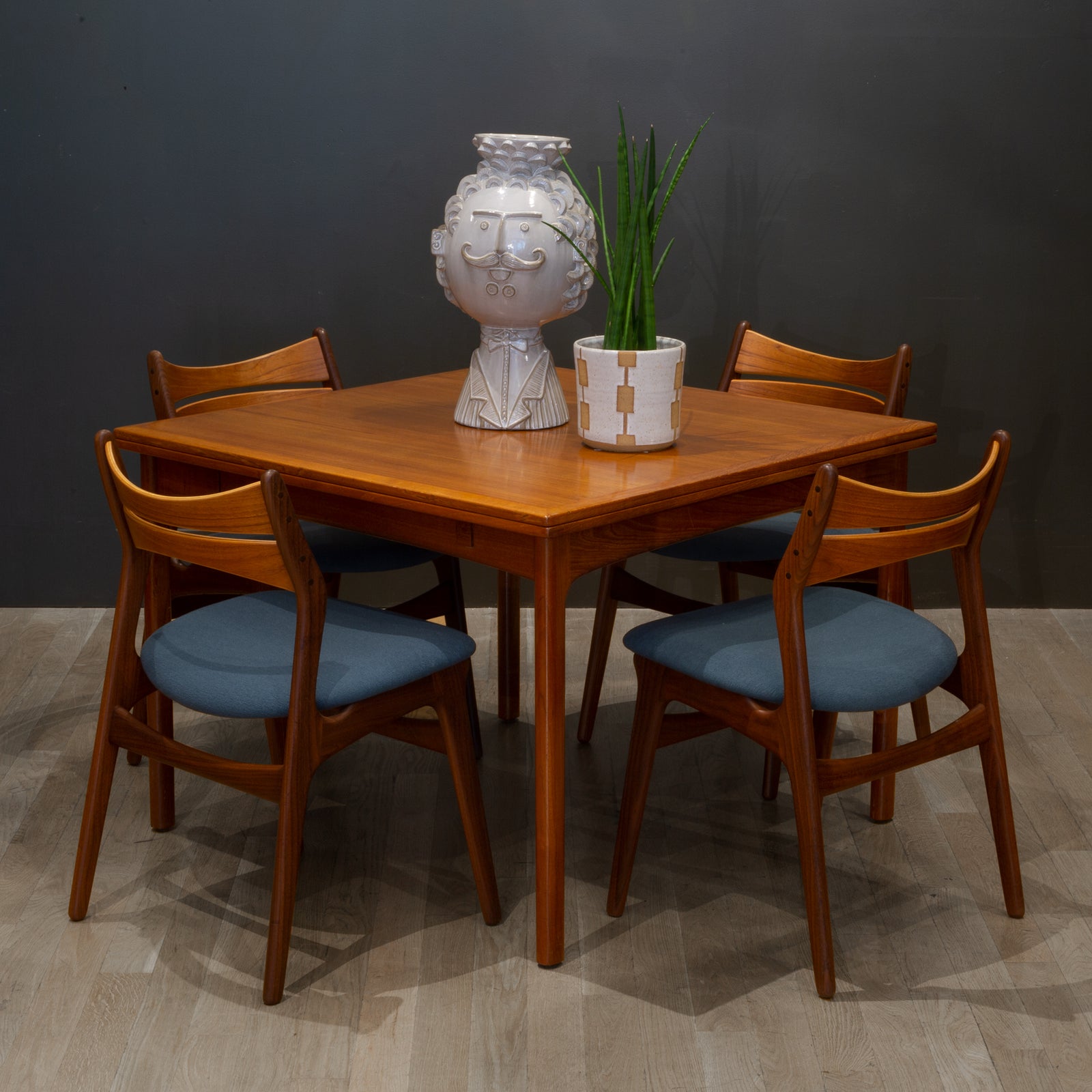 Midcentury Folke Ohlsson Filp Top Teak Dining Table c.1960 | S16 Home