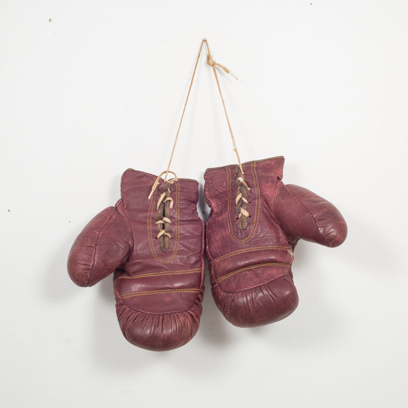 Children's Leather Boxing Gloves c.1950-1960