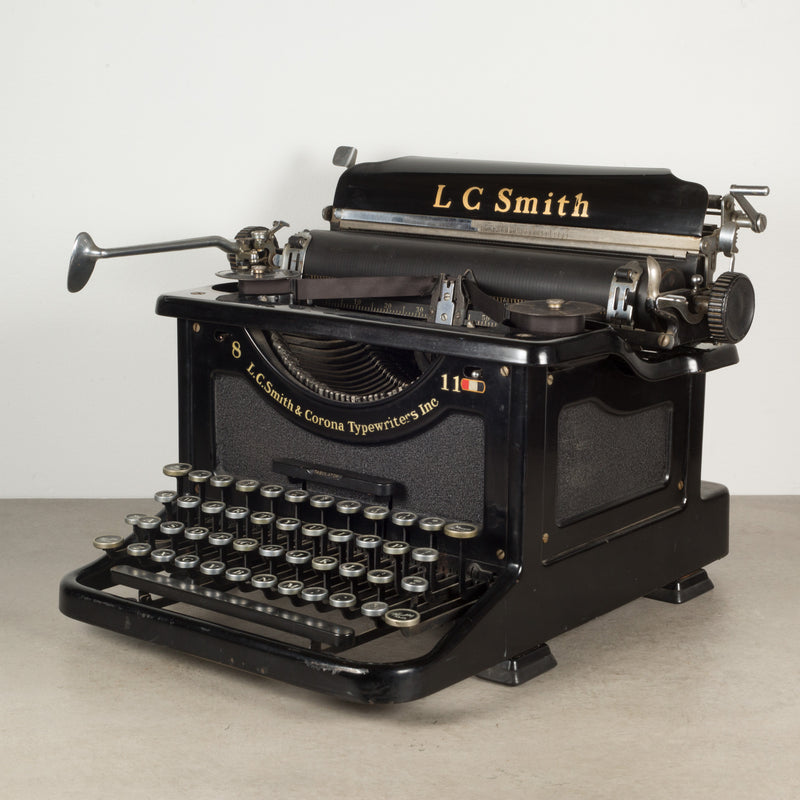 Antique LC Smith & Corona #8 Typewriter c.1936