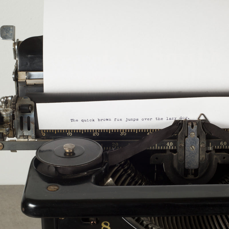 Antique LC Smith & Corona #8 Typewriter c.1936