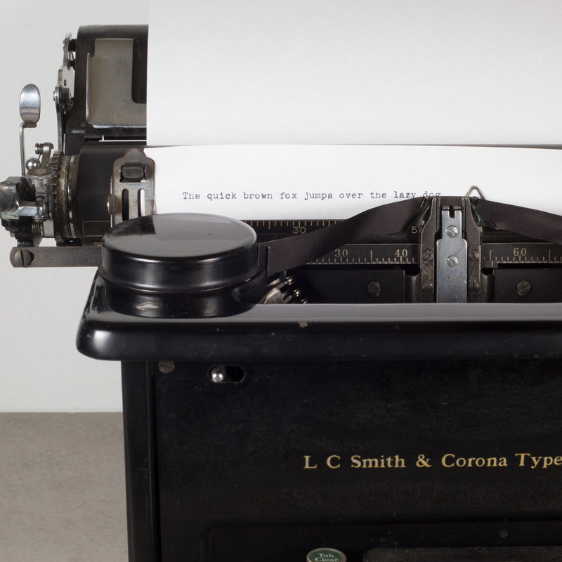 Antique LC Smith & Corona Super Speed Typewriter c.1937