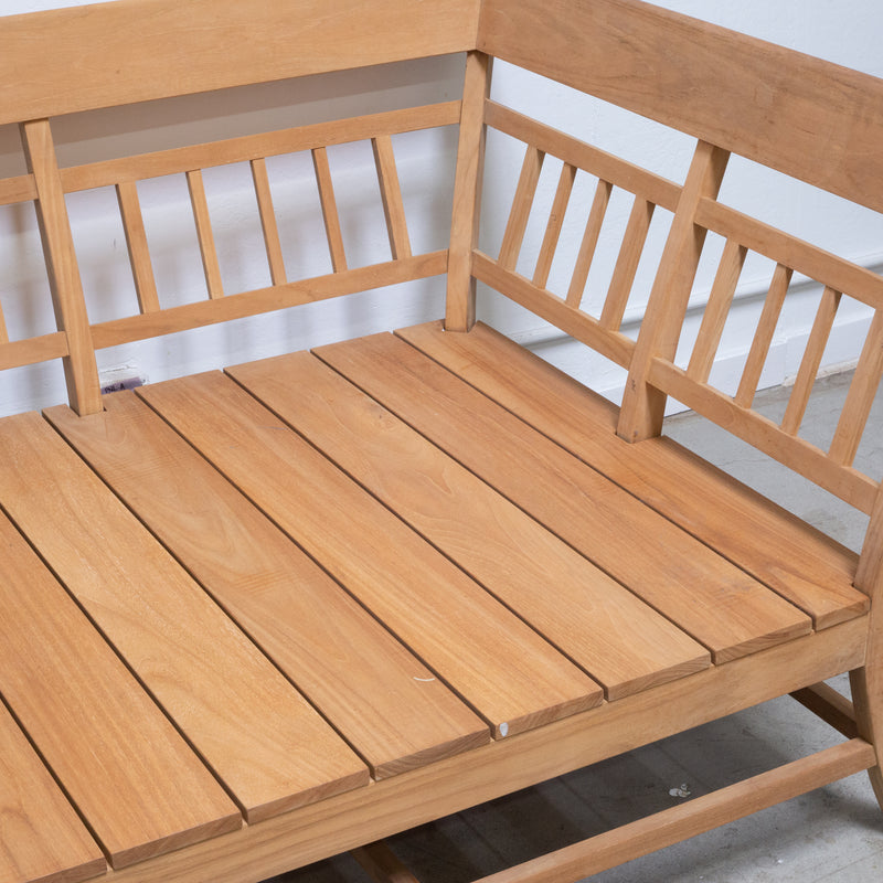 Munder Skiles Custom Teak Patio Daybed-New and Unused