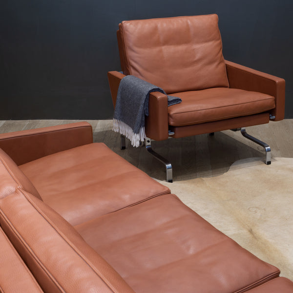 Fritz Hansen PK31 Leather Lounge Chair c.2017