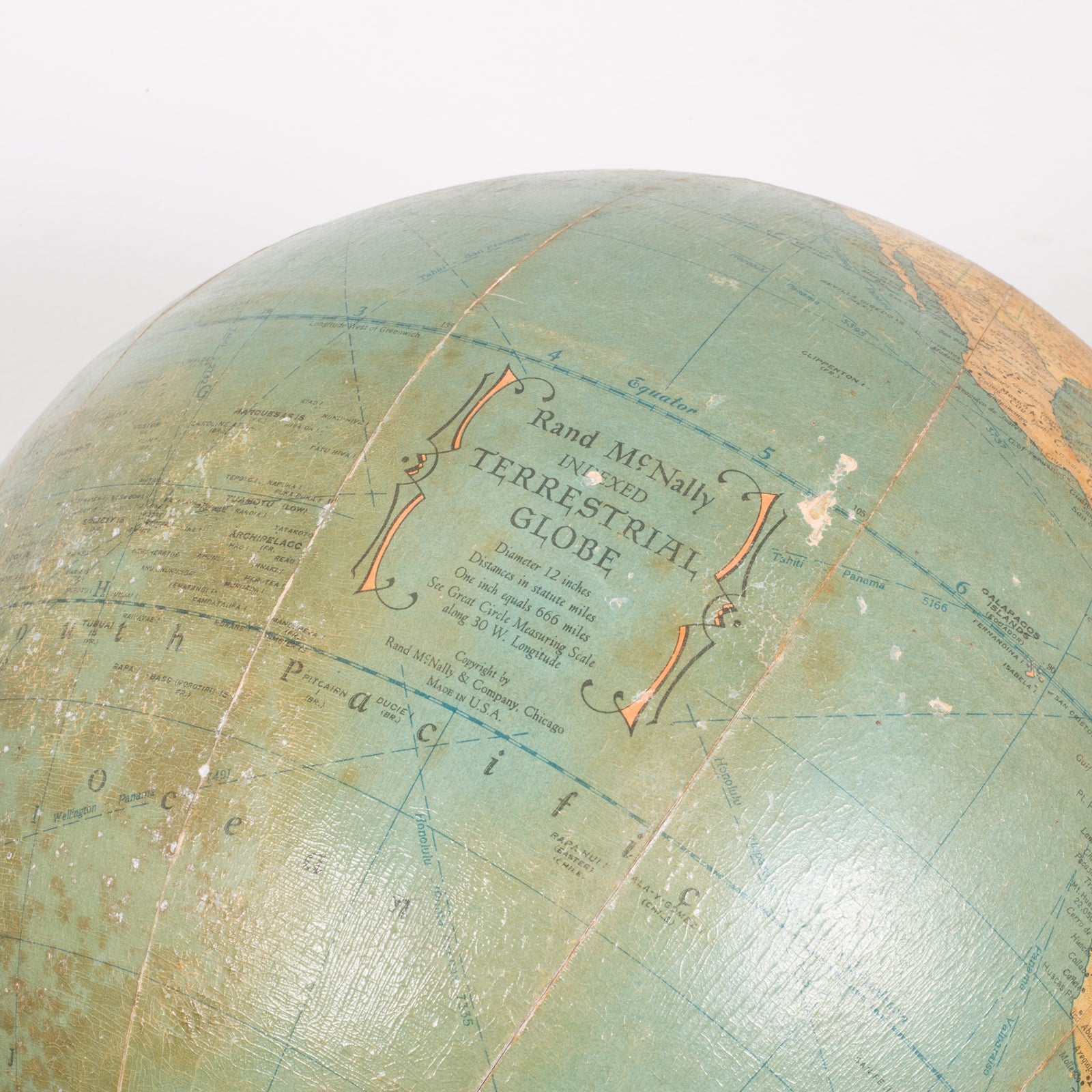 Rand McNally Terrestrial Globe c.1950s | S16 Home