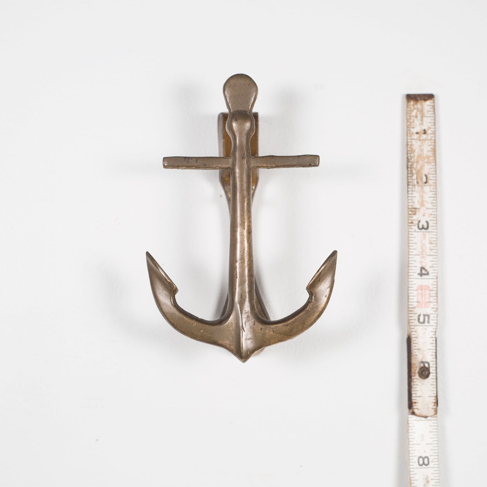 Treasure Gurus Solid Brass Nautical Anchor Door Knocker | Heavy Maritime Decor For Front Door