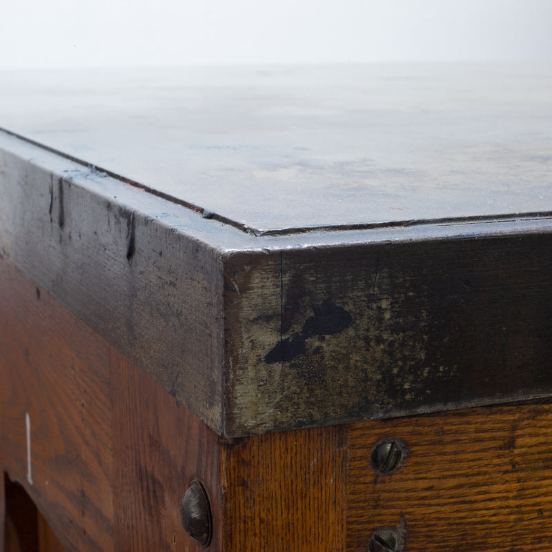 Antique Adjustable American Carpenter's Workbench c.1920