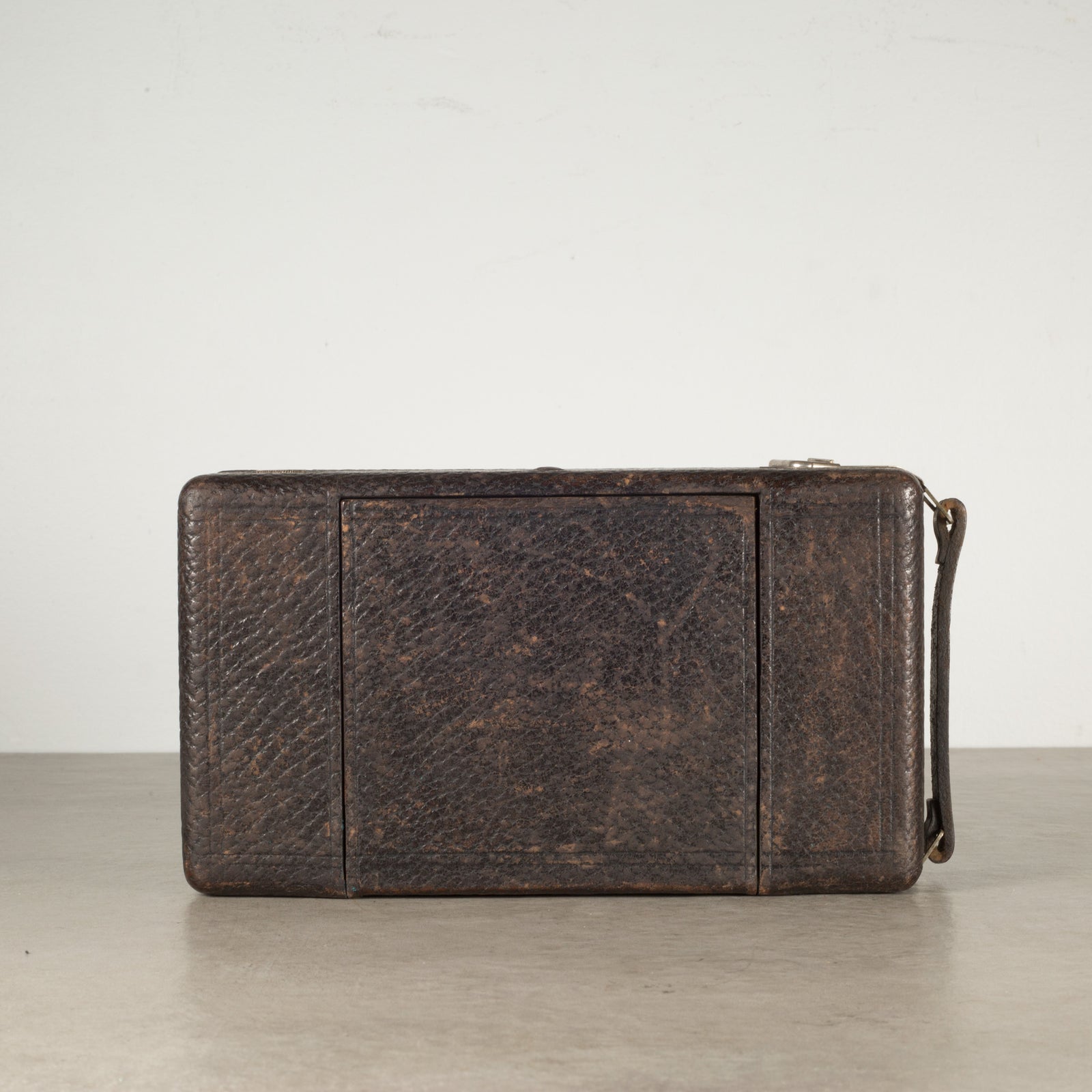 Antique Ansco No. 4 Folding Mahogany and Leather Camera c.1907