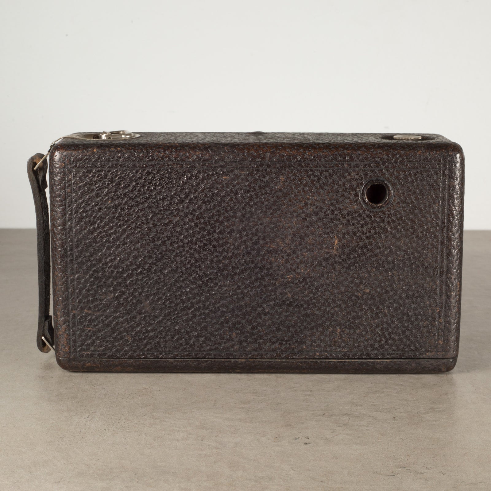 Antique Ansco No. 4 Folding Mahogany and Leather Camera c.1907