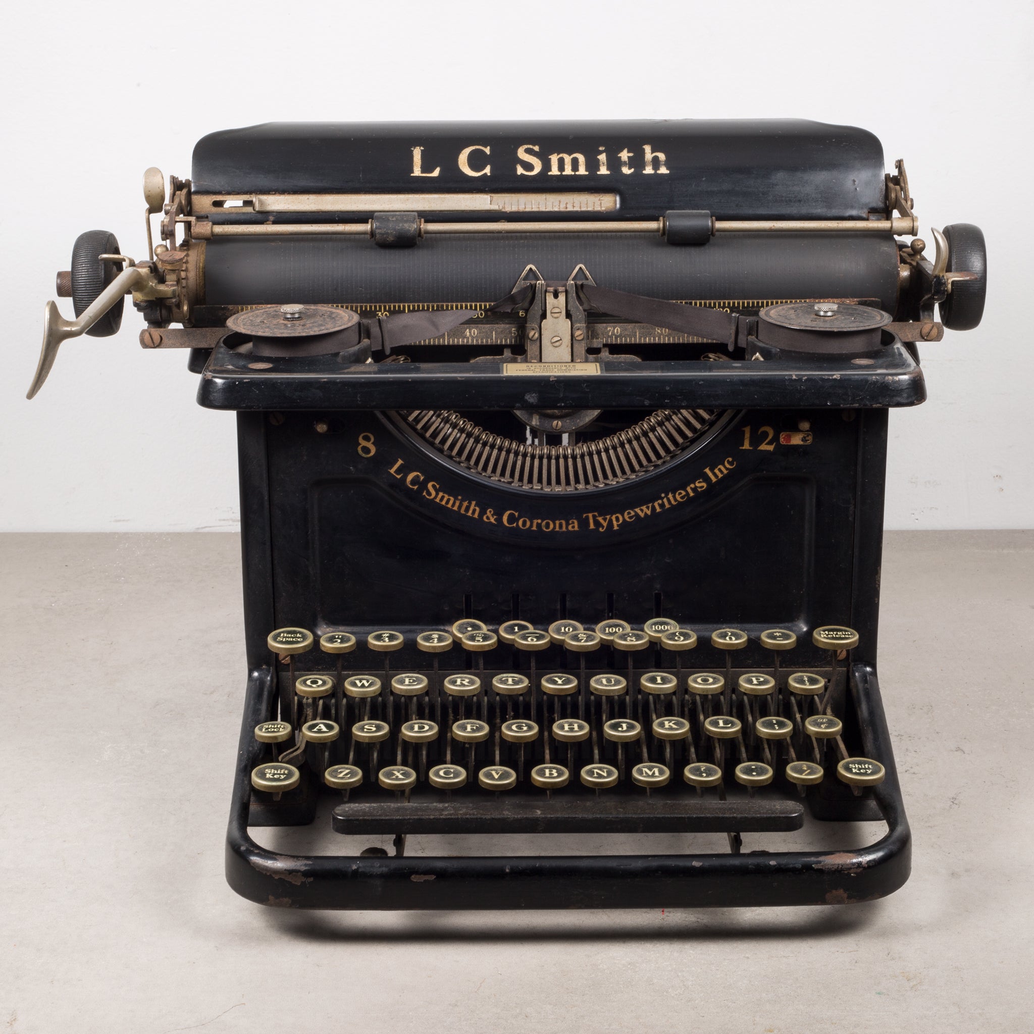 Antique LC Smith & Corona #8 Typewriter c.1934 | S16 Home