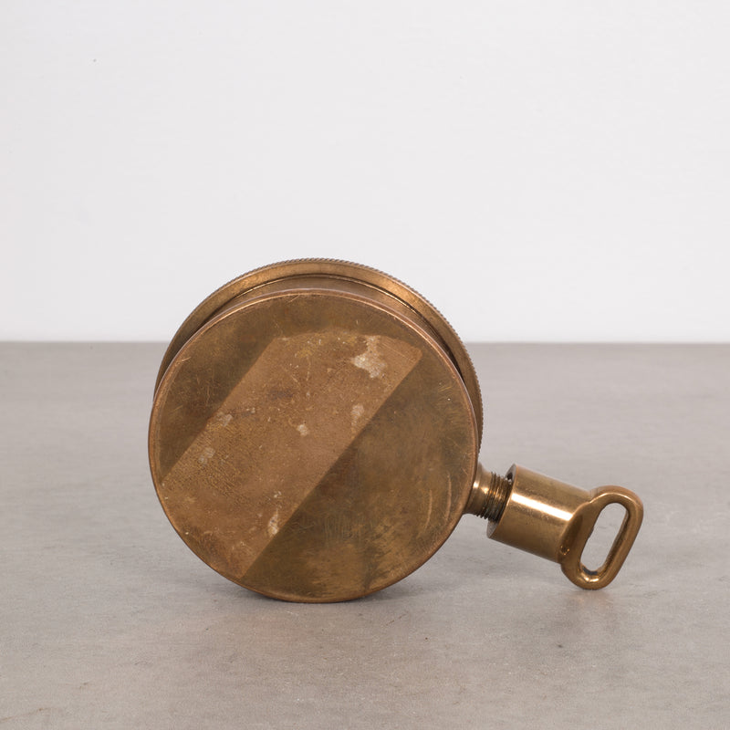 Antique Brass Pressure Gauge c.1920
