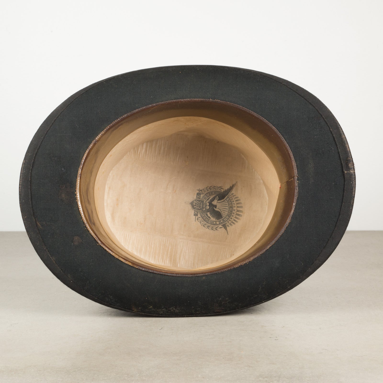 Chapeau Haut-de-forme (Top Hat) Knox En Castor Noir - Vintage Années 1800 - Avec étui De Voyage D'origine - Taille M