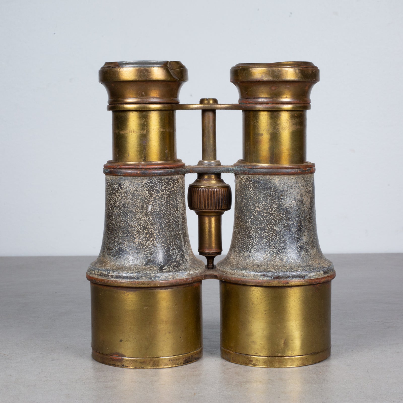 Early 20th c. Brass and Leather Field Binoculars c.1930-1940 | S16