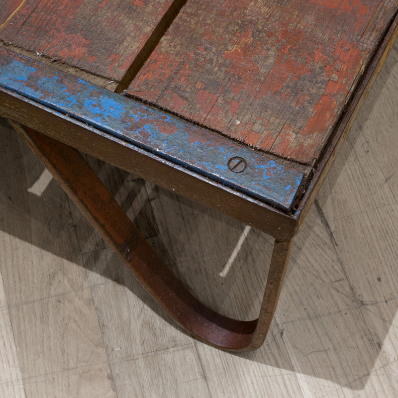 Early 20th c. Dutch Brick Pallet Coffee Table c.1940
