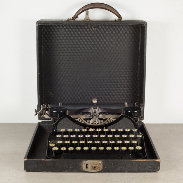 Antique Refurbished Corona Four Portable Typewriter c.1924