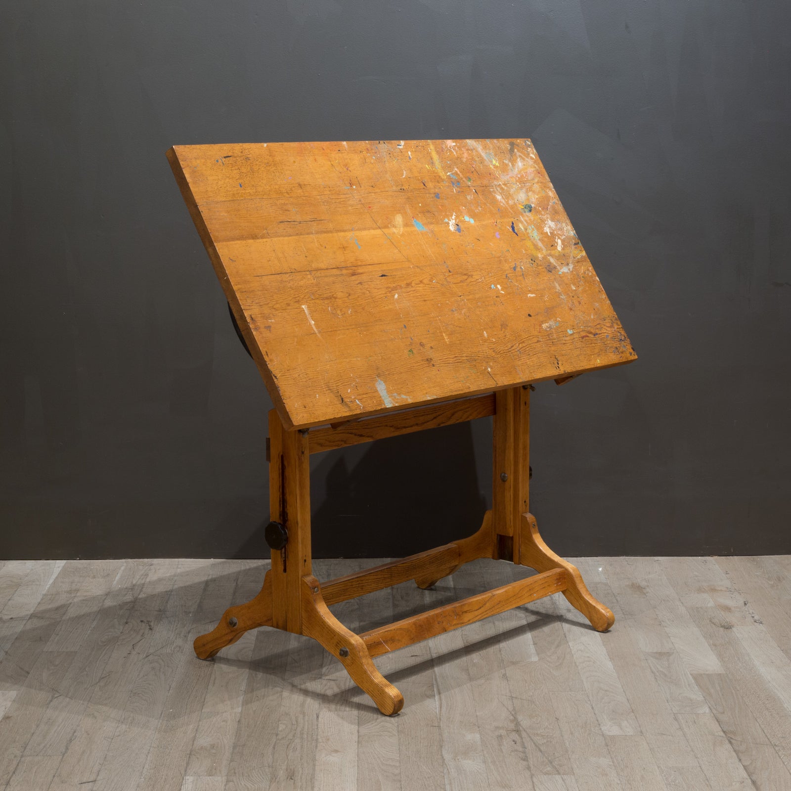 【アンティーク】クラシックテーブル Antique Cast Iron and Wood Drafting Table c.1900 | S16 Home