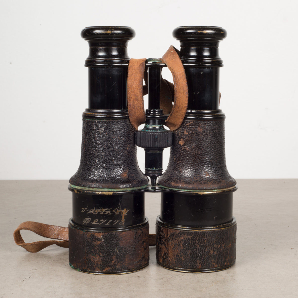 19th c. French Brass and Leather Binoculars c.1880 | S16 Home 19th c. French Brass and Leather Binoculars c.1880 | S16 Home