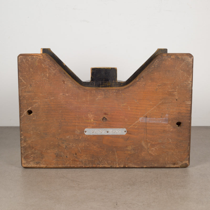 Copy of Early 20th c. Wooden Foundry Mold c.1900