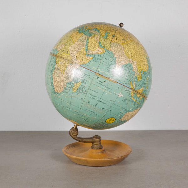 Antique Cram's Terrestrial Globe c.1931-1942