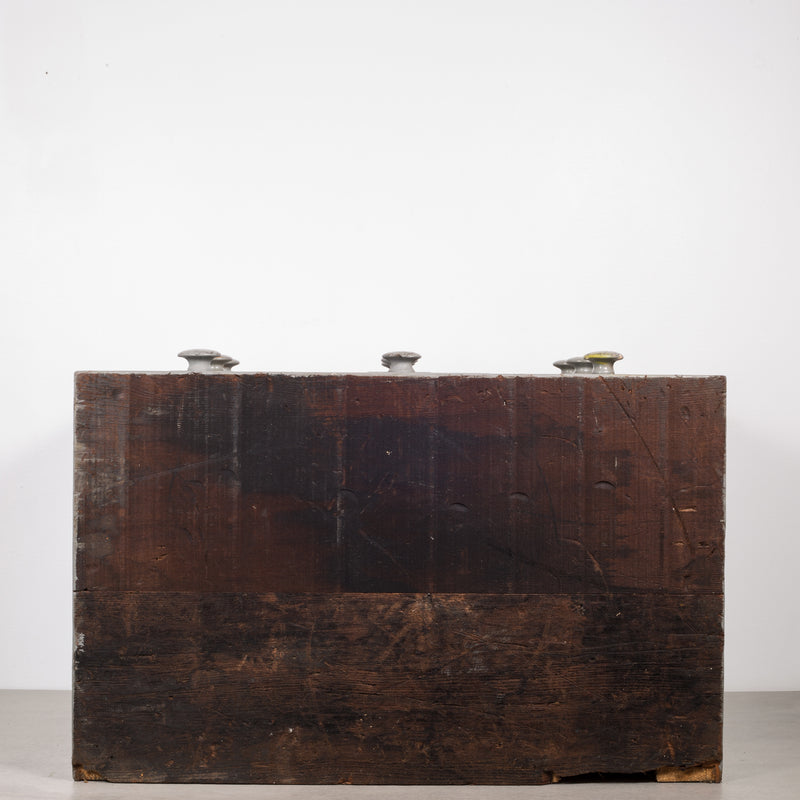 Machinist's Industrial 9 Drawer Wooden Cabinet c.1930
