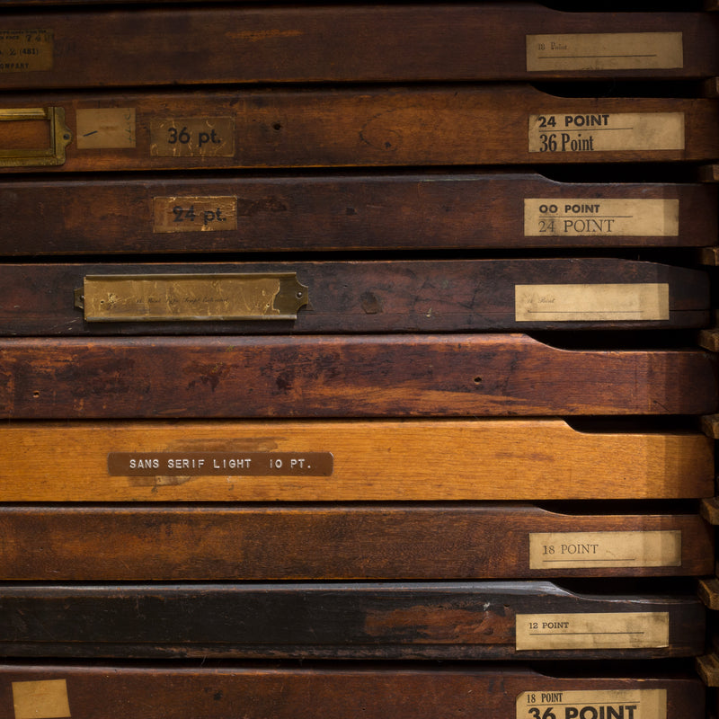 Antique Typesetter's Cabinet c.1900-1920 | S16 Home