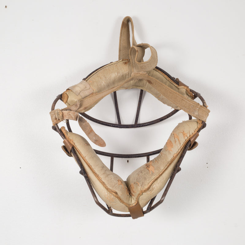 Franklin Steel and Leather Catcher's Mask c.1940