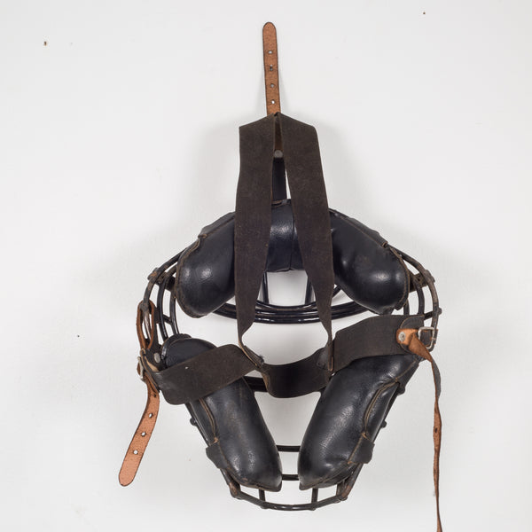 Steel and Leather Catcher's Mask c.1940