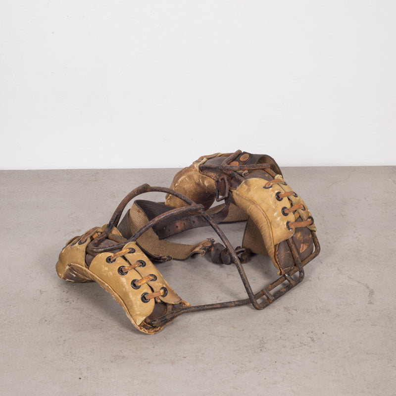 Ken-Wel Leather Catcher's Mask c.1940