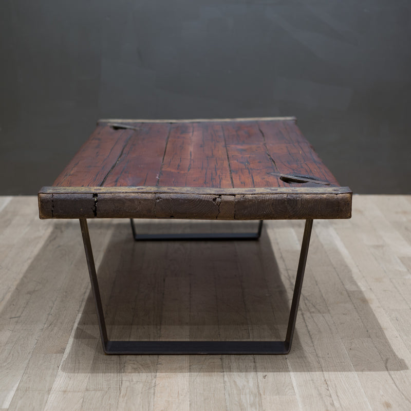 Table Hatching Early 20th Century Nautical Ship Hatch Door Coffee Table c.1910 | S16 Home