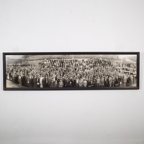 Early 20th c. "I.A. of T.S.E Convention" Panoramic Photo c.1938