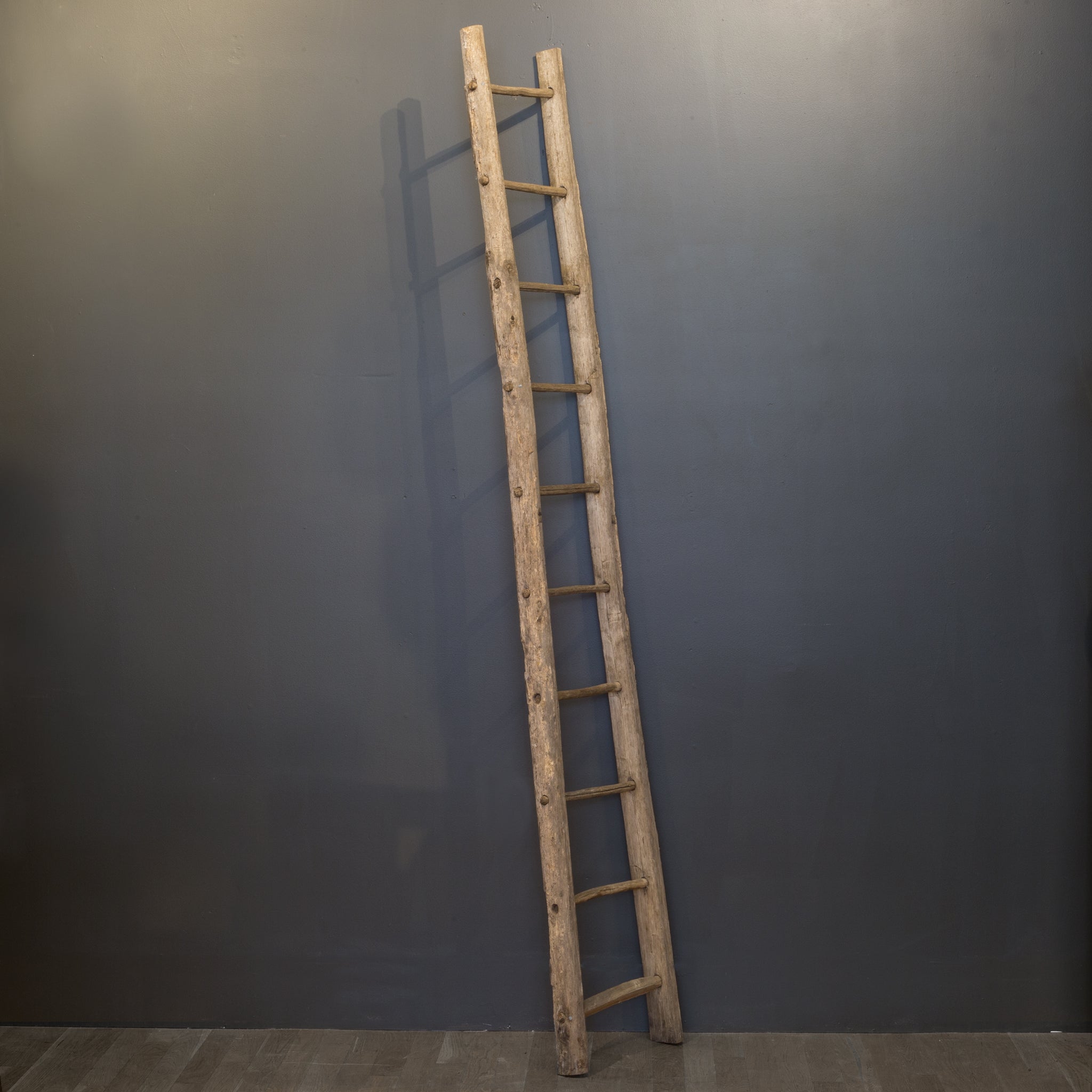 Antique Primitive Handmade Rustic Ladder c.1920 | S16 Home