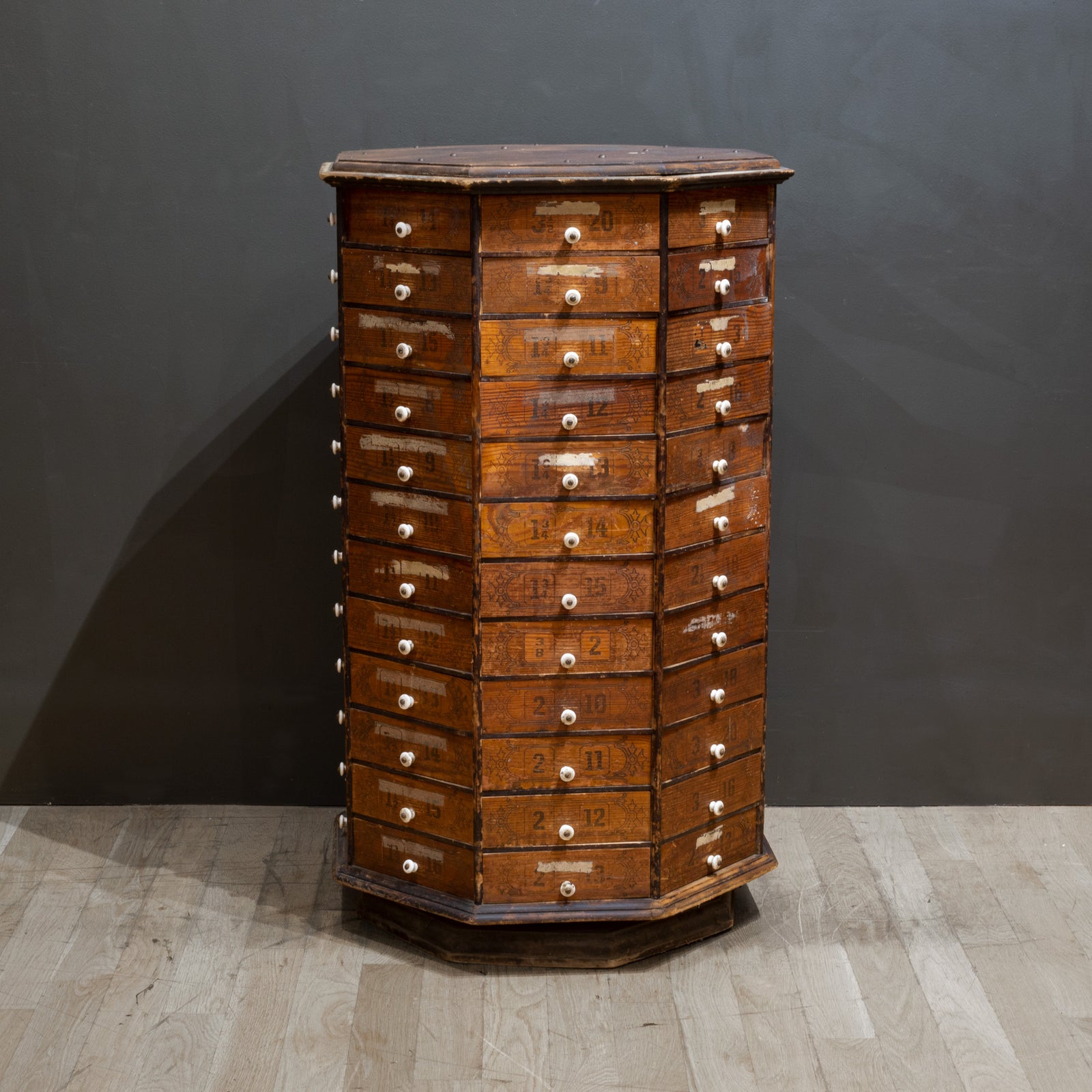 チェスト・キャビネット Antique Book open Shelf Caster 19th Century Dutch Renaissance Open Bookcase | Chairish
