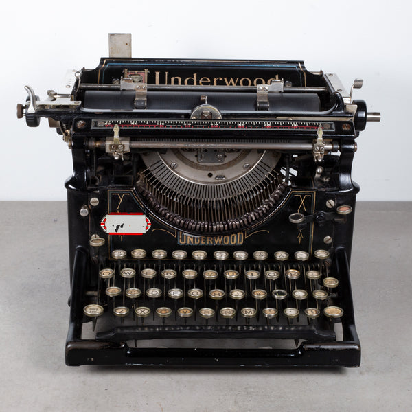Antique Underwood Typewriter No.5 c.1928