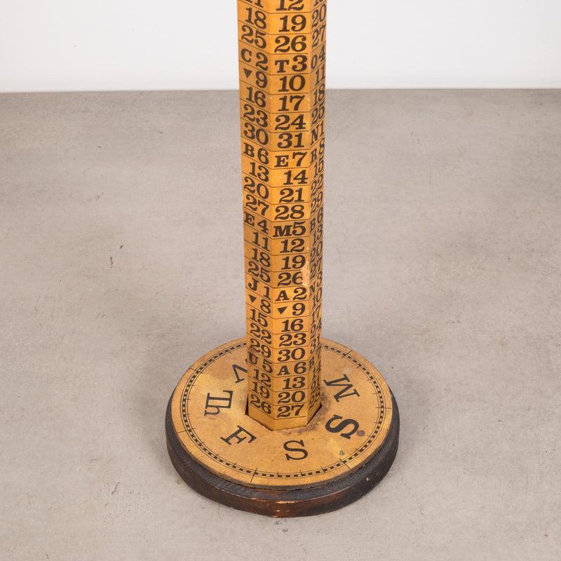 Upright Continuous Calendar by EB Arnett c.1969