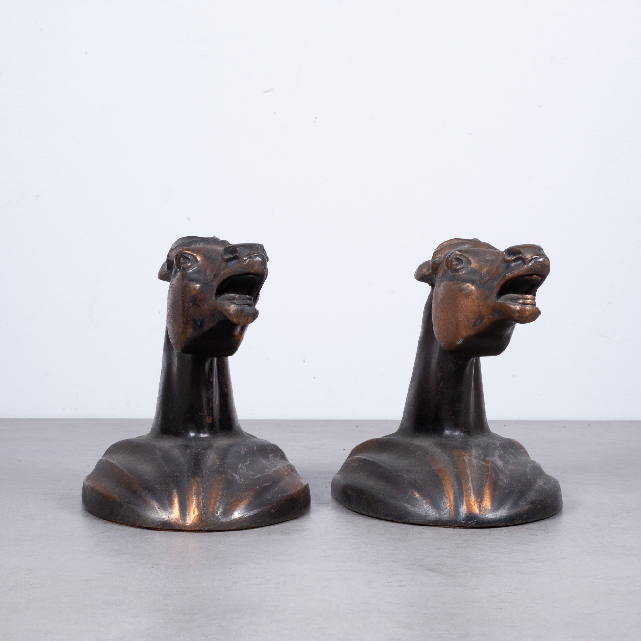 小物入れ ARTDECO vintage Horse bronze trojan-horse-bookends-art-deco