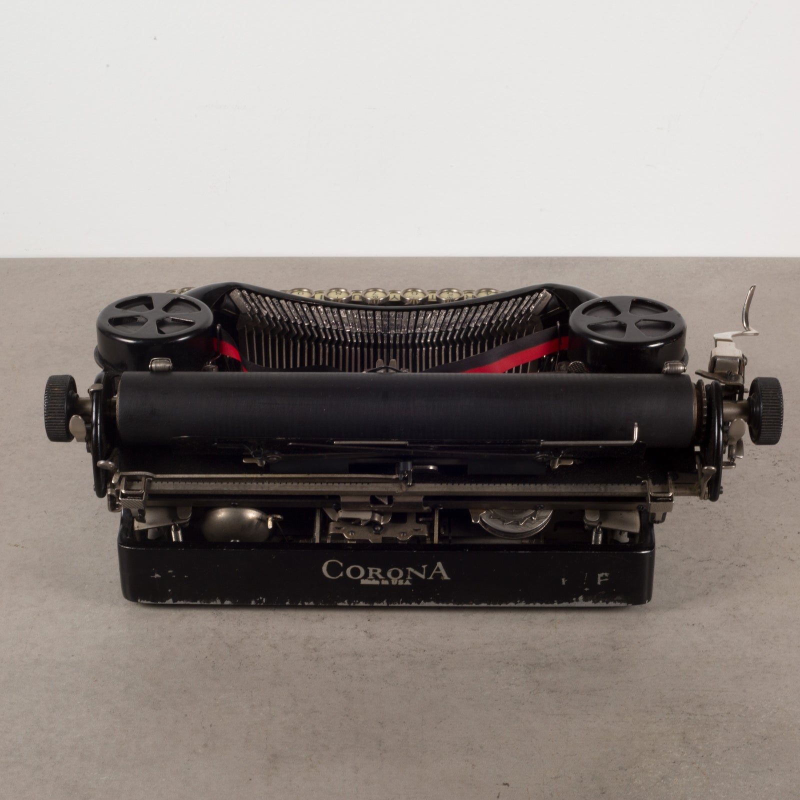 Antique Art Deco Refurbished Corona Portable Typewriter c.1930