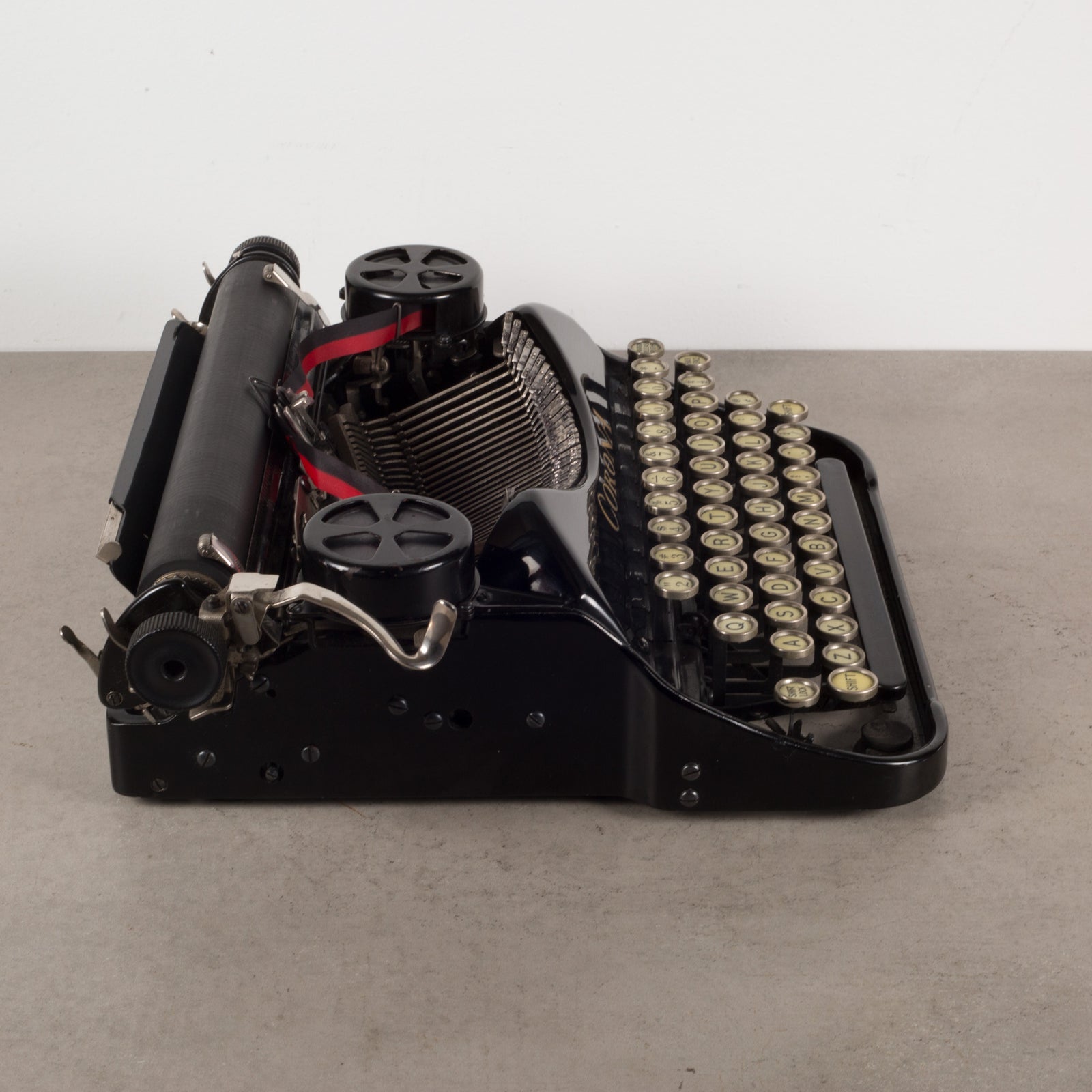 Antique Art Deco Refurbished Corona Portable Typewriter c.1930