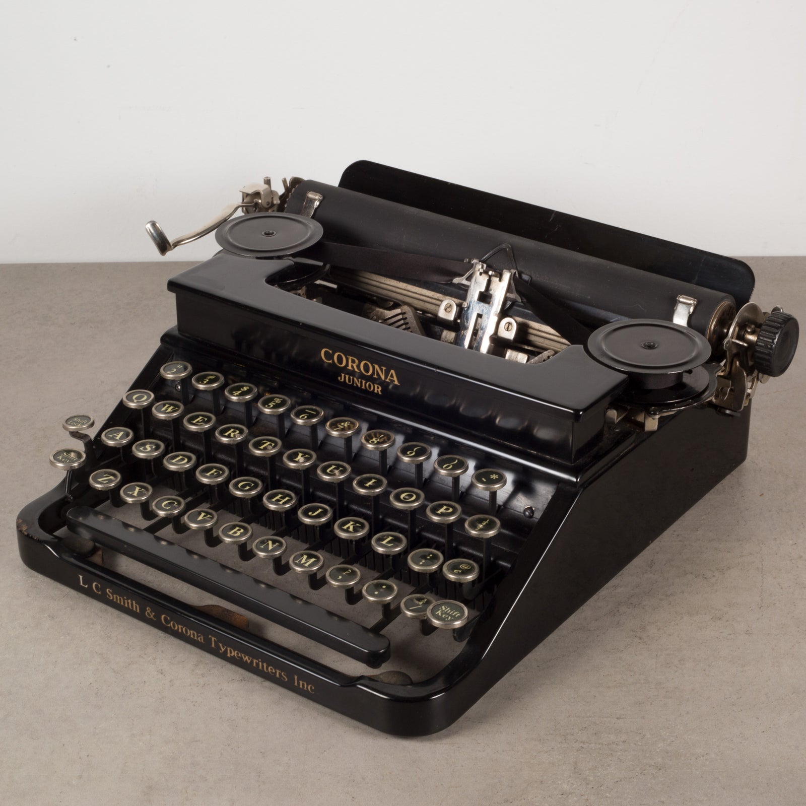 SMITH CORONA タイプライター レトロ Antique Refurbished Smith Corona Junior Portable Typewriter