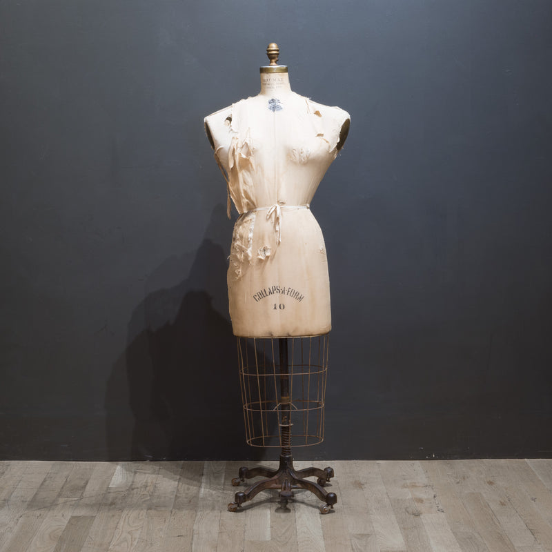 Adjustable Tattooed Female Mannequin on Antique Style Base | S16 Home Adjustable Tattooed Female Mannequin on Antique Style Base | S16 Home