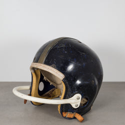 black leather football helmet Ohio State Buckeyes Alternate Authentic Speed Additional features include the Chromoly steel face mask that provides ideal balance VINTAGE 1940's Black Airlite Size