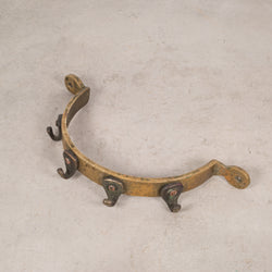 Early 20th c. Bronze and Copper Half Circle Pot Rack c.1900-1940