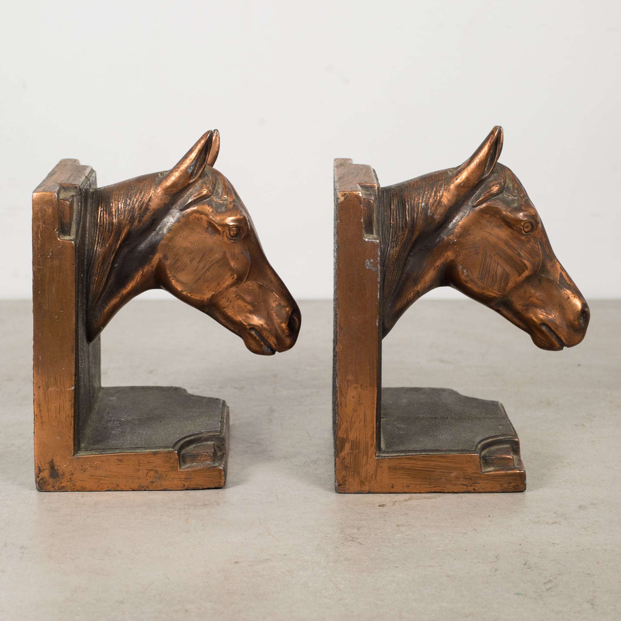 Bronze Horse Bookends