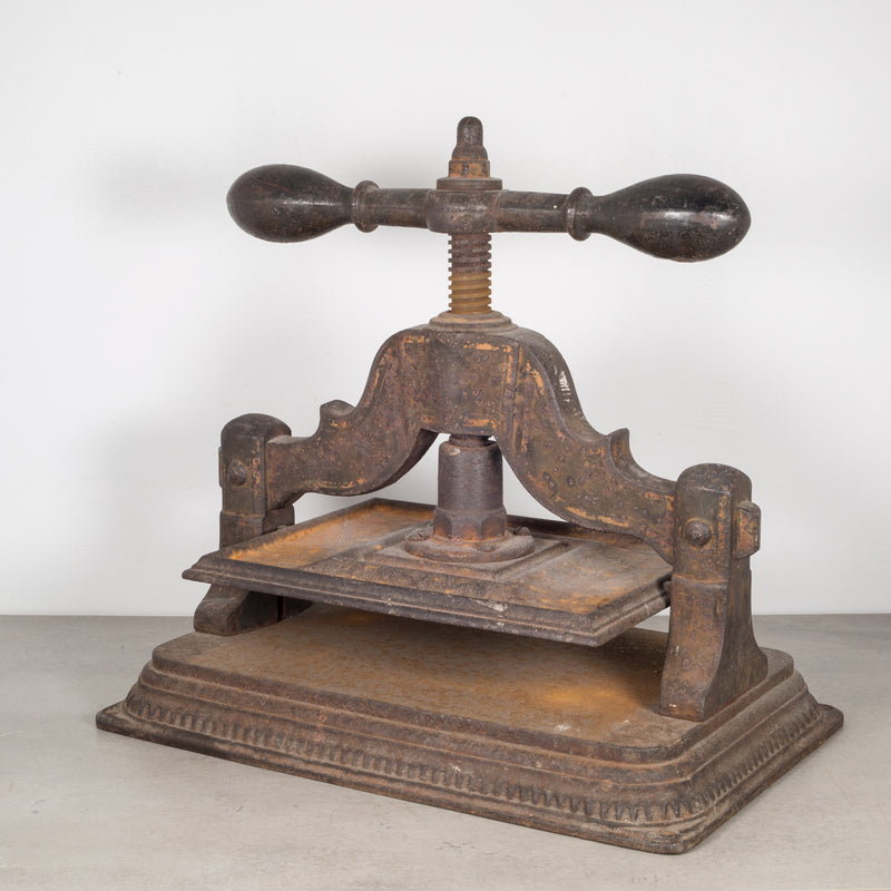 antique tobacco press for sale 1863, Cutter, The Prize Cutter Tobacco Cutter, Cork Press, Nut Cracker, Tobacciana Victorian Cast Iron Book Press