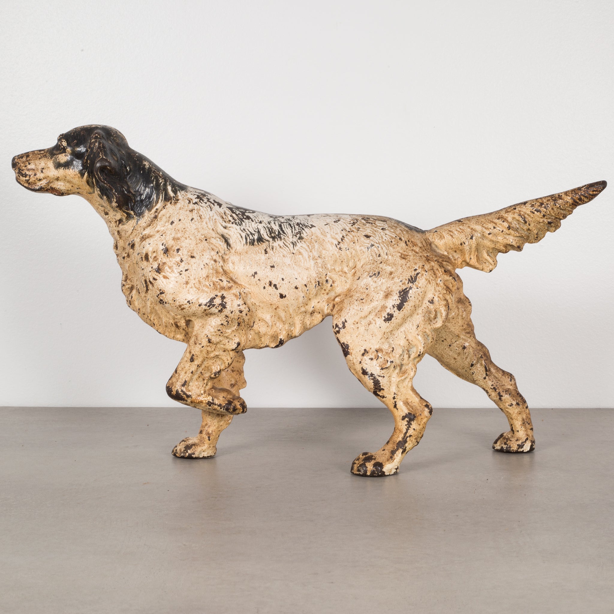 Cast Iron Pointer Dog Doorstop by Hubley c.1910-1940 – S16 Home
