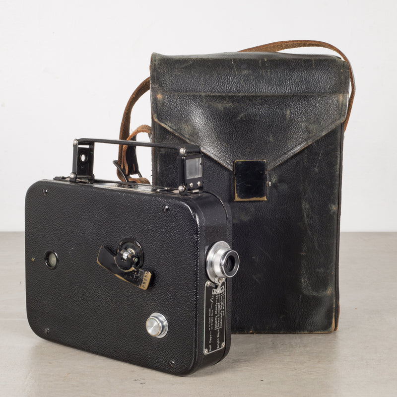 Cine-Kodak 8mm Movie Camera and Leather Case c.1950