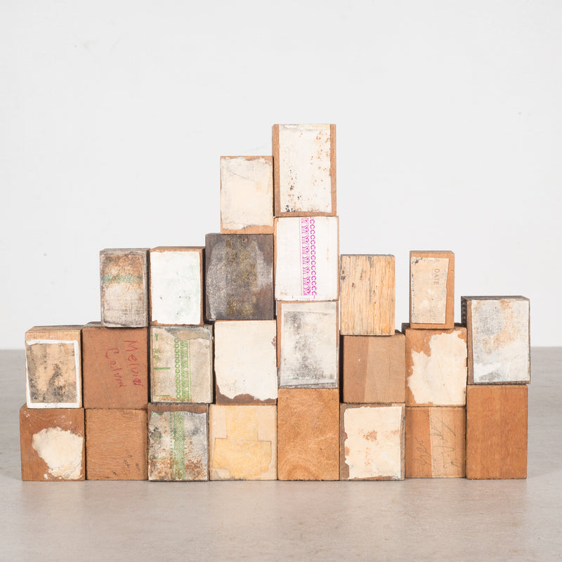 Collection of Typeset Advertising Print Blocks c.1960