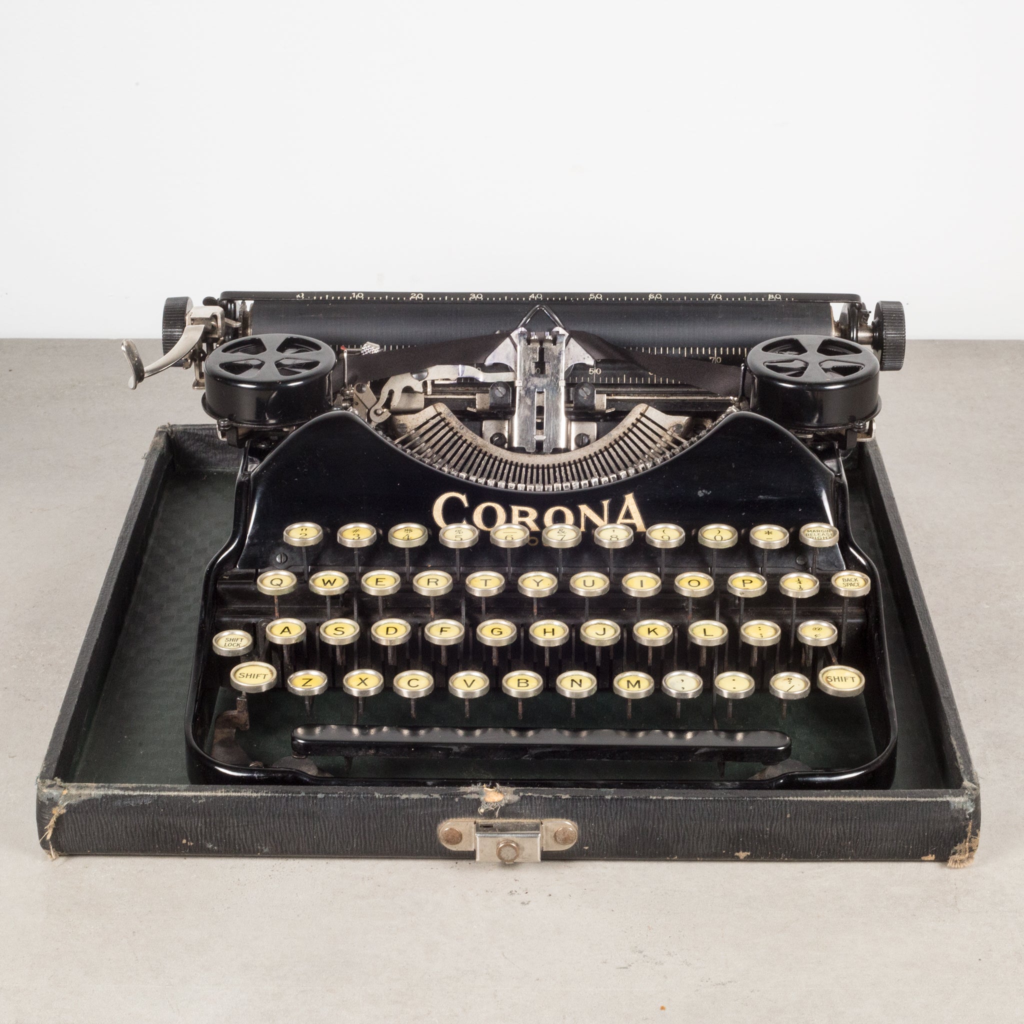 Refurbished Art Deco Corona Four Portable Typewriter c.1925 | S16 Home